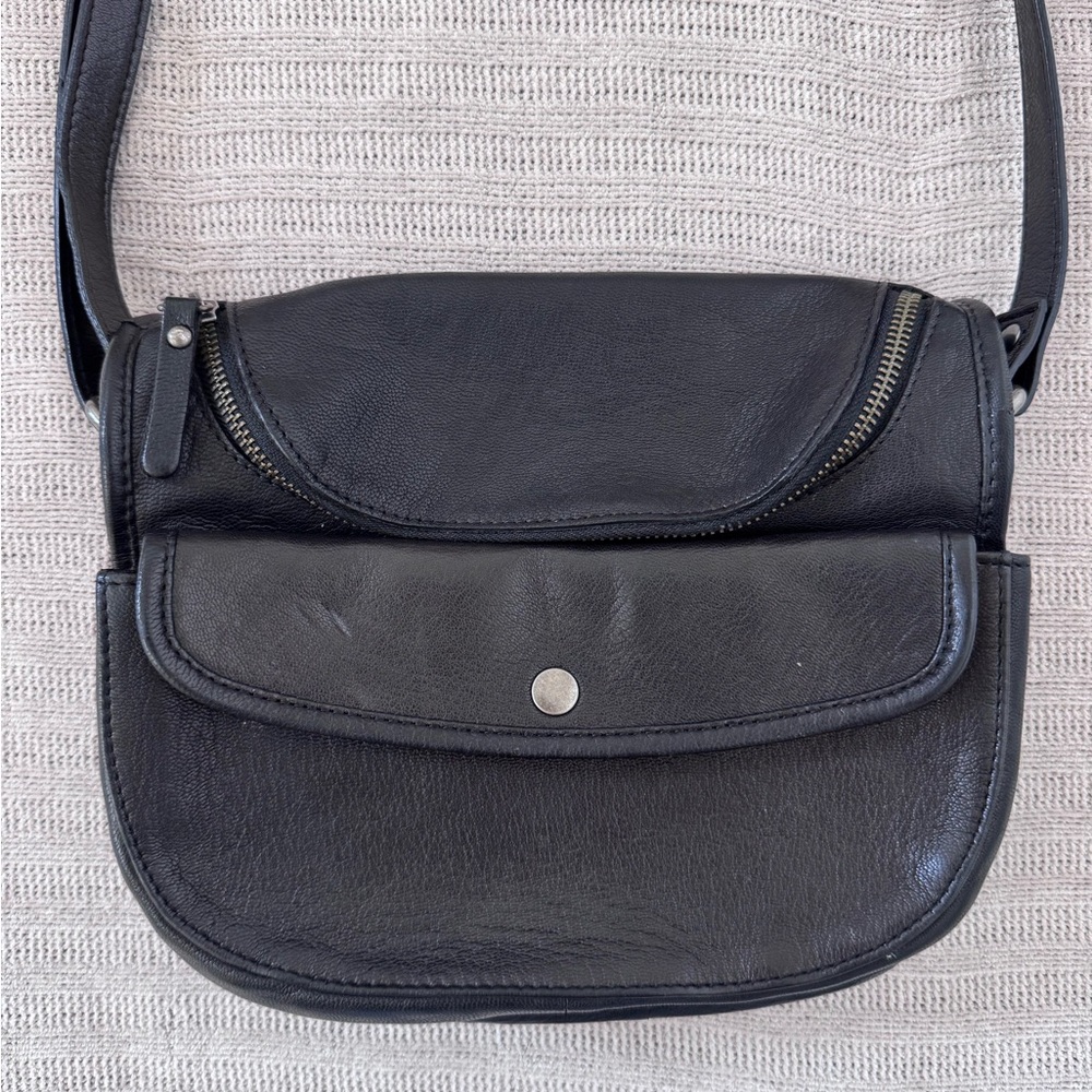 Black Genuine Leather Purse